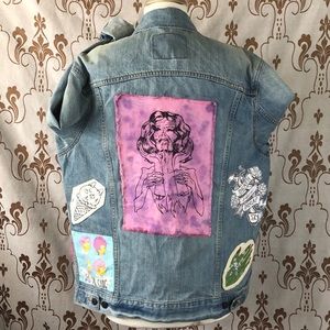 Grungy Patched Levi’s Jean Jacket